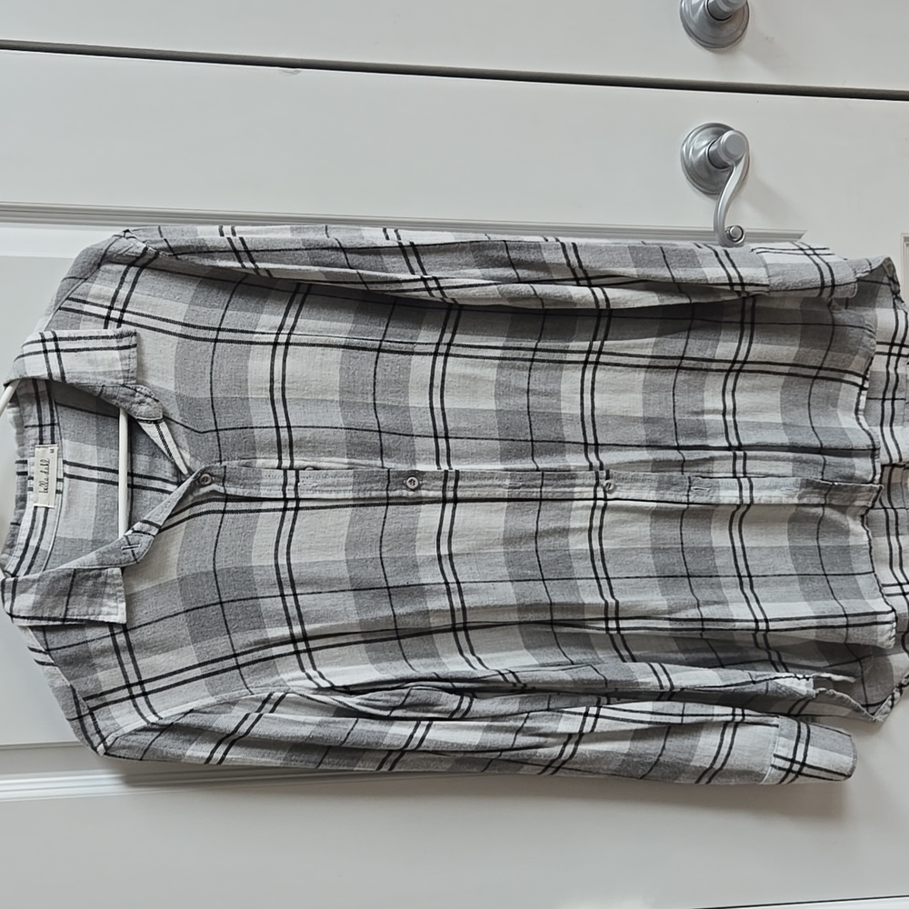 Bella Dahl Plaid Button Down Shirt